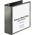 Business Source Deluxe Slant Ring View Binder 4" Binder Capacity 62472